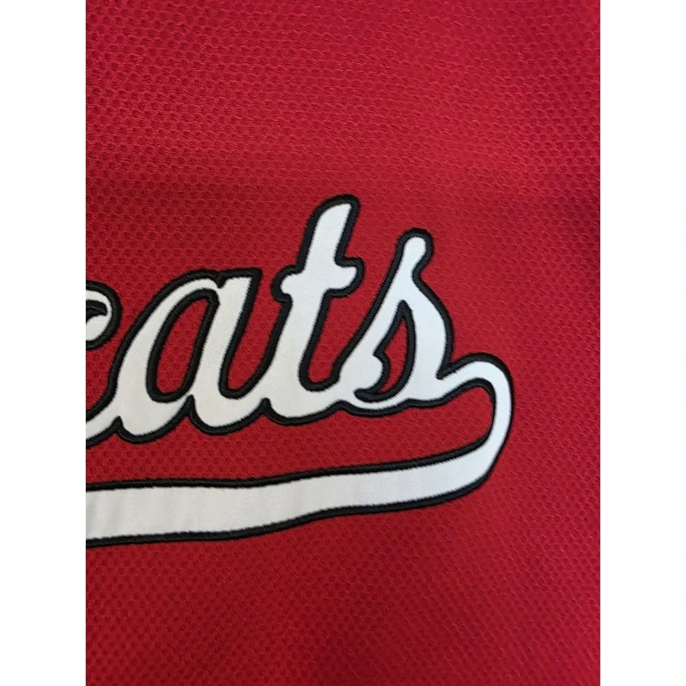 Vintage Wildcats Jersey Mens‎ Large Red NCAA Baseball Nike BP Top 2000s